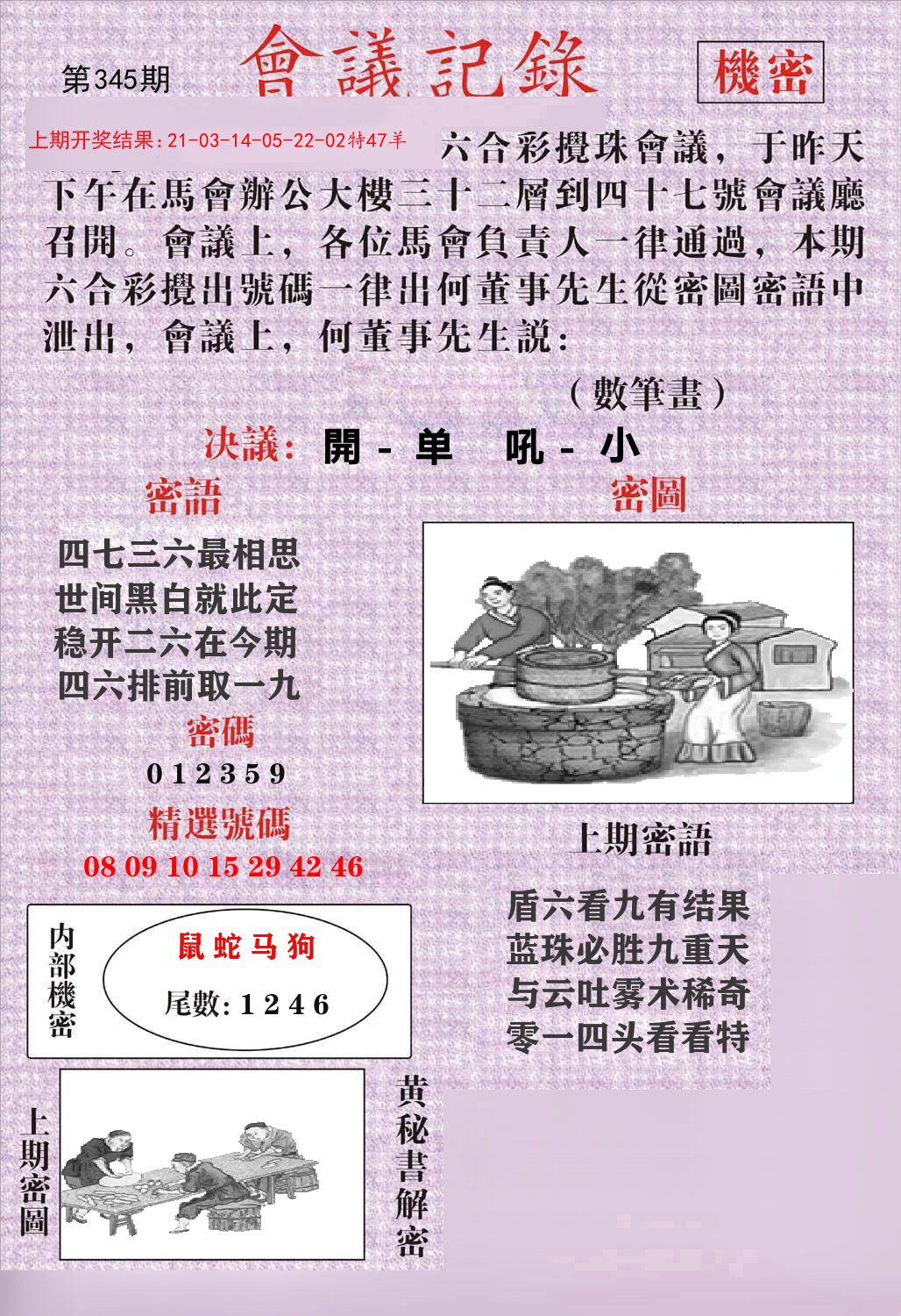 会议记录 第345期