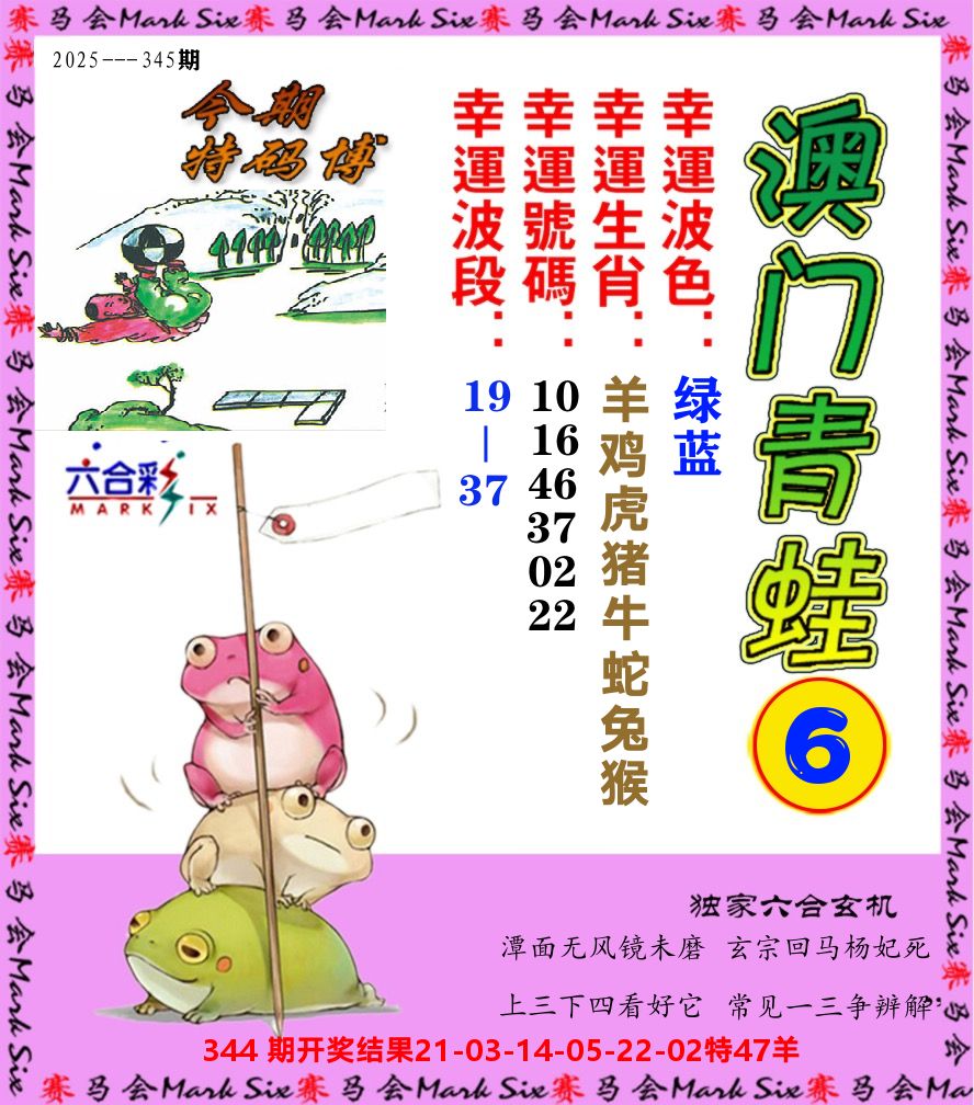青蛙系列6 第345期