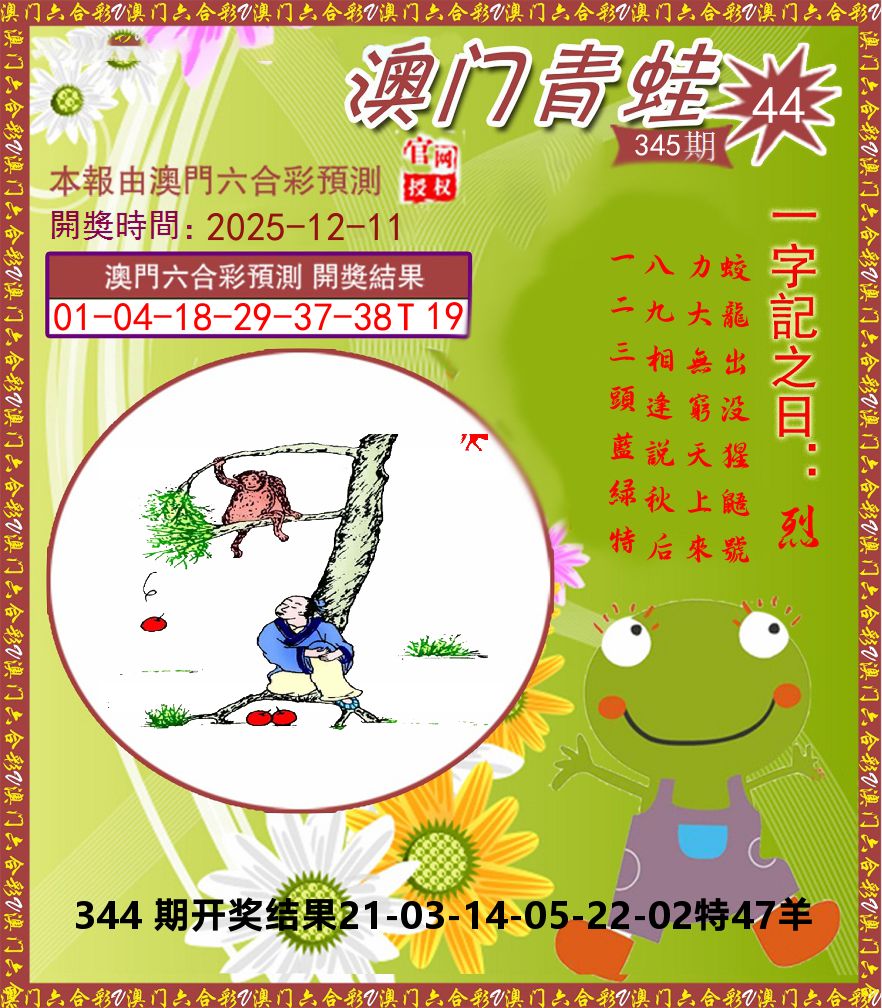 青蛙系列44 第345期