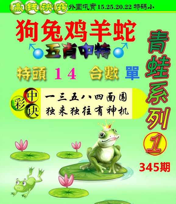 青蛙彩图 第345期