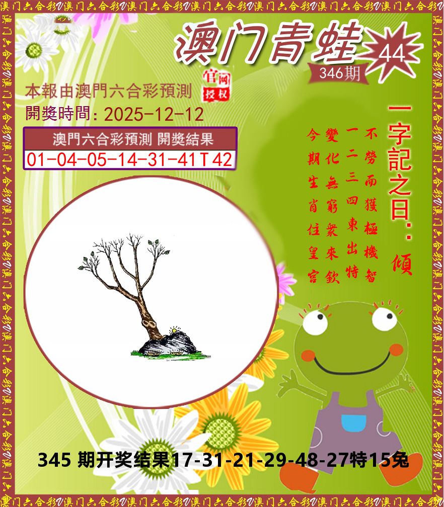 青蛙系列44 第346期