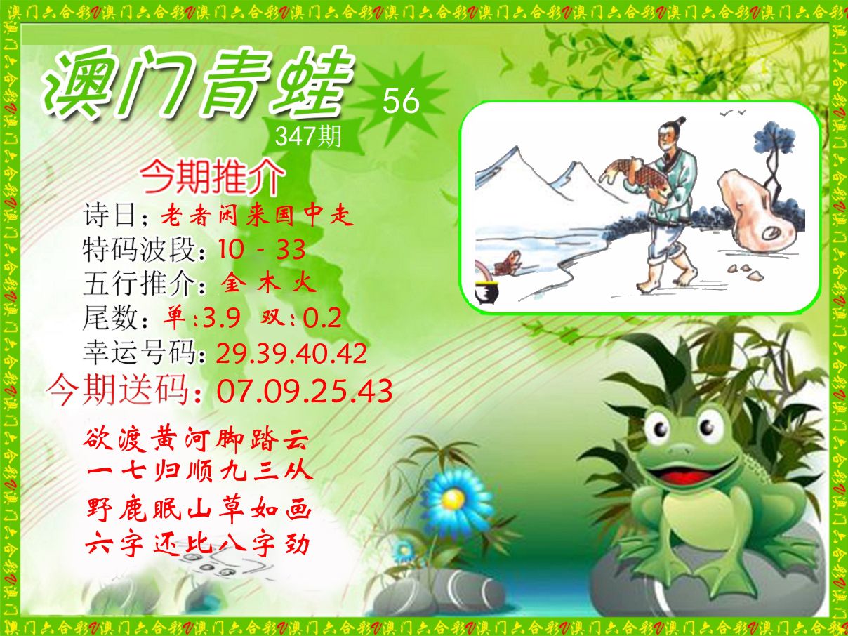 青蛙系列56 第347期
