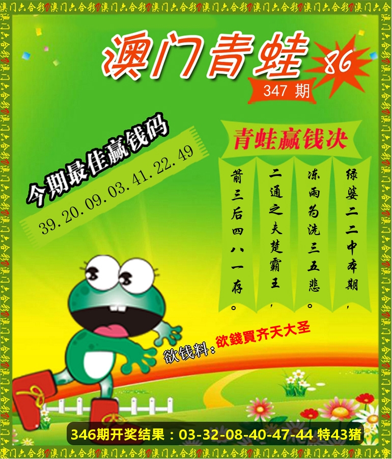 青蛙系列86 第347期