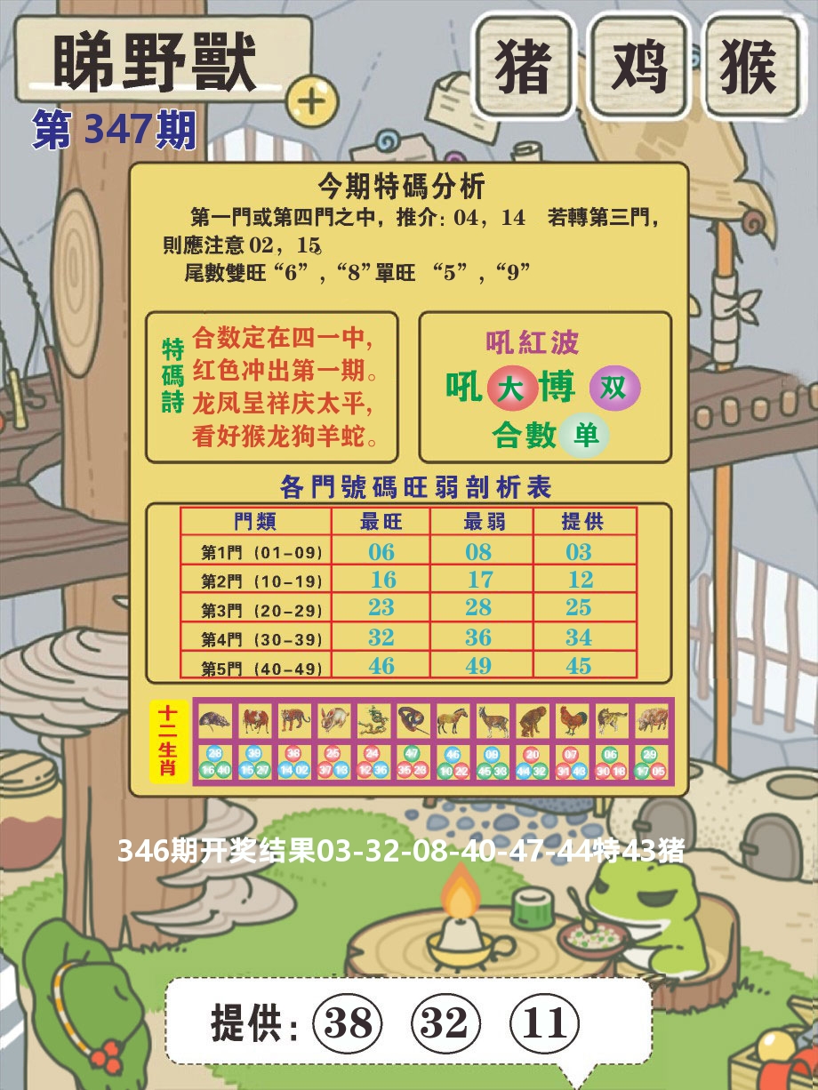 澳门彩先知B 第347期