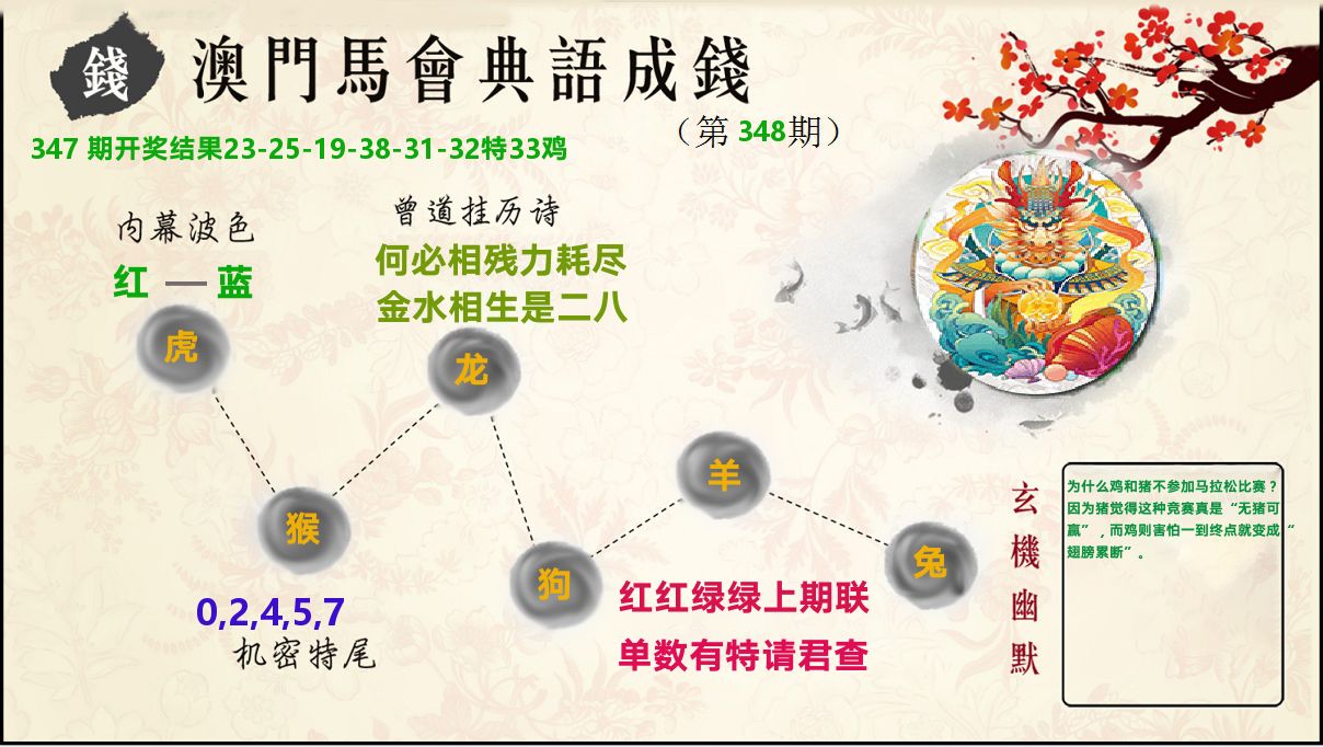 典语成钱 第348期