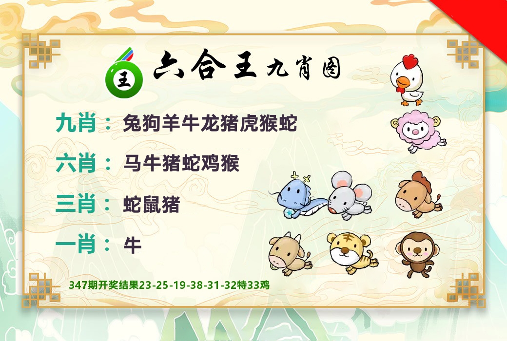 六合王九肖图 第348期