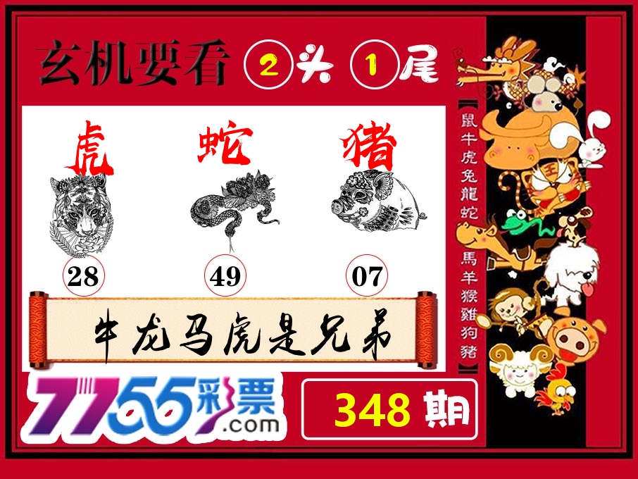 玄机要看 第348期