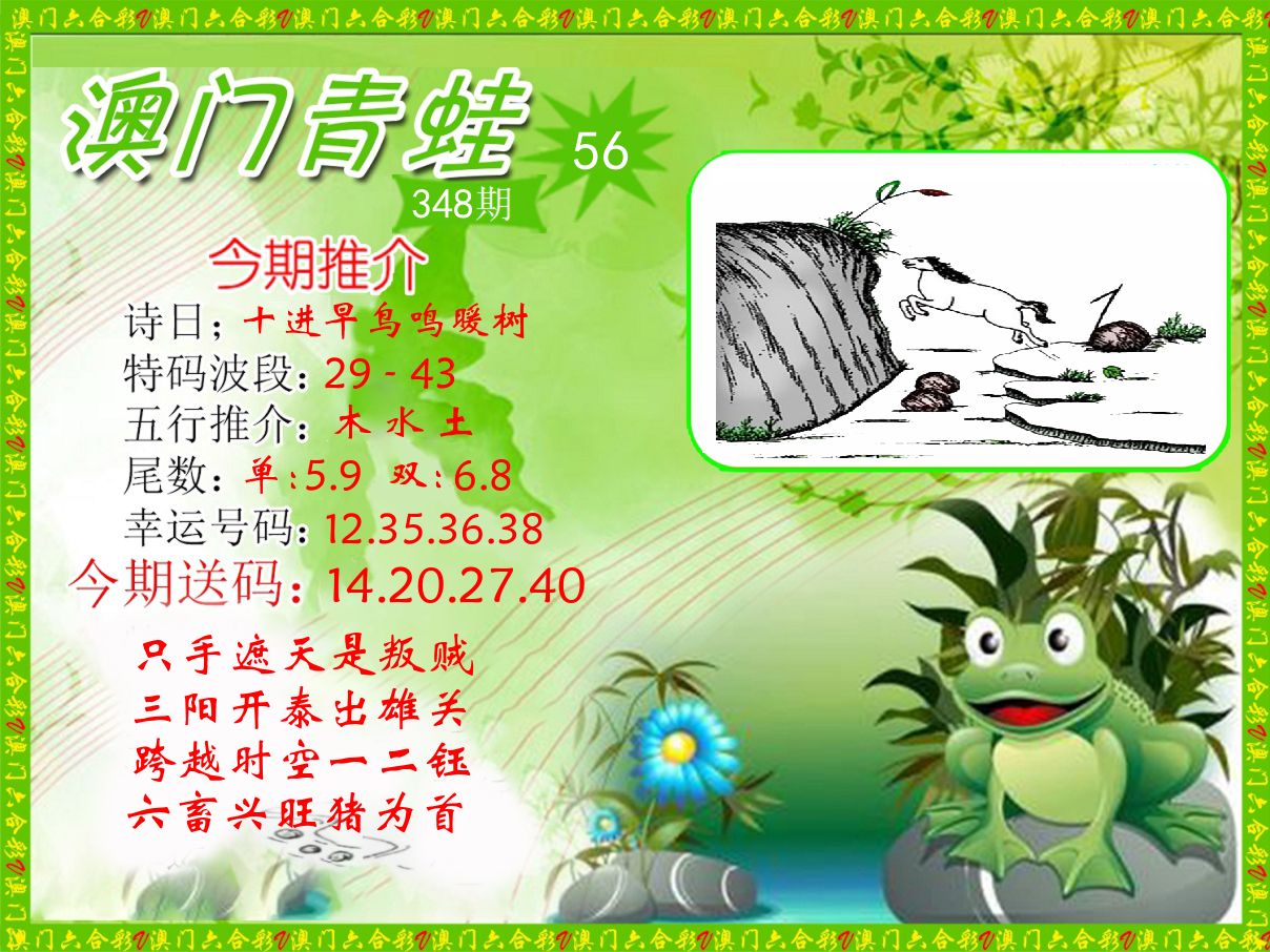 青蛙系列56 第348期