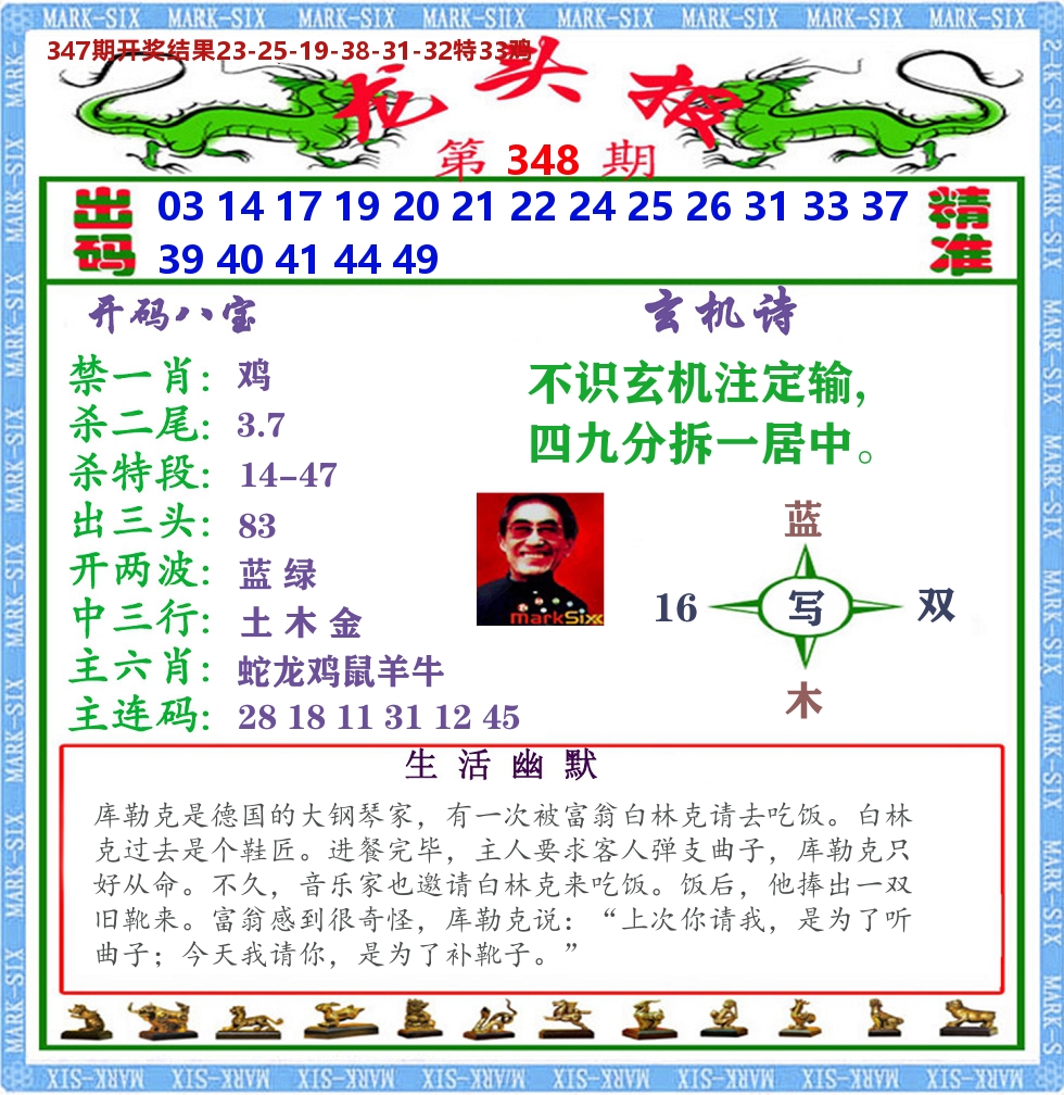 澳门龙头报 第348期