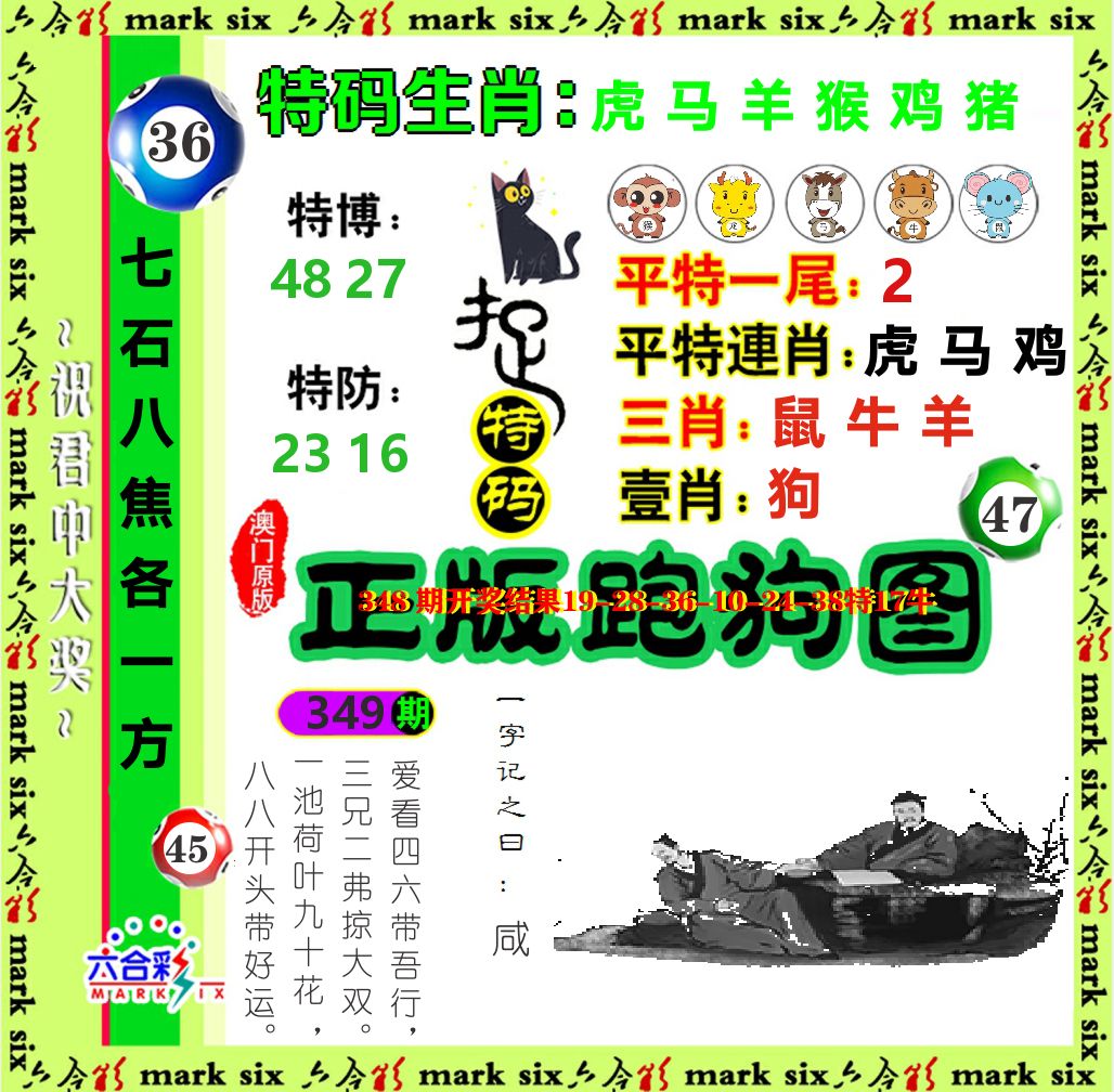 正版跑狗图 第349期