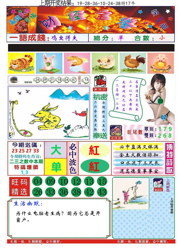 澳门财经宝鉴 第349期