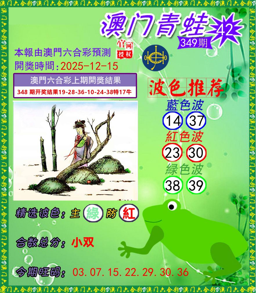 青蛙系列42 第349期