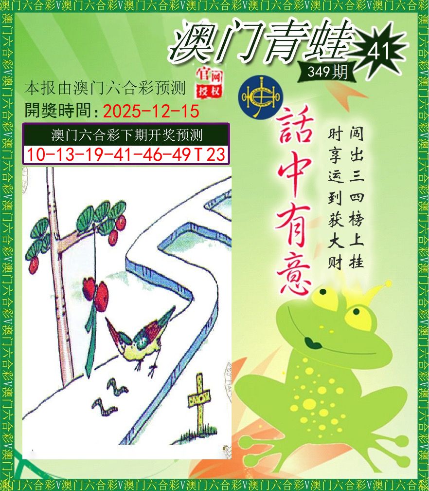 青蛙系列43 第349期