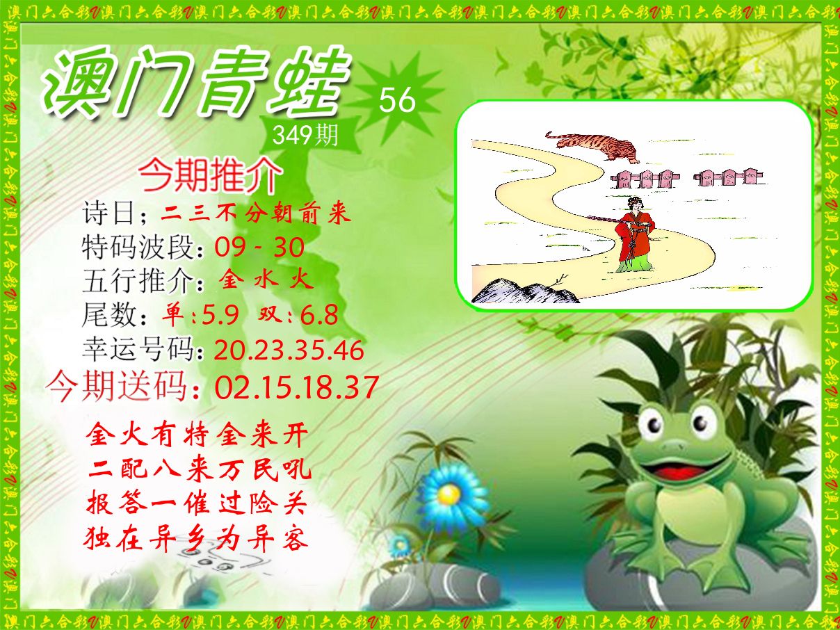 青蛙系列56 第349期