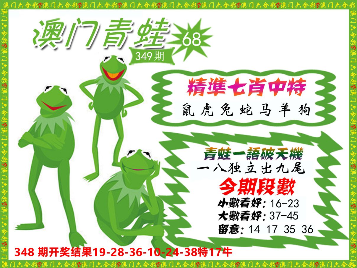 青蛙系列68 第349期