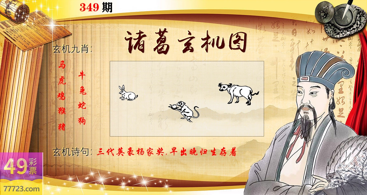 诸葛玄机图 第349期
