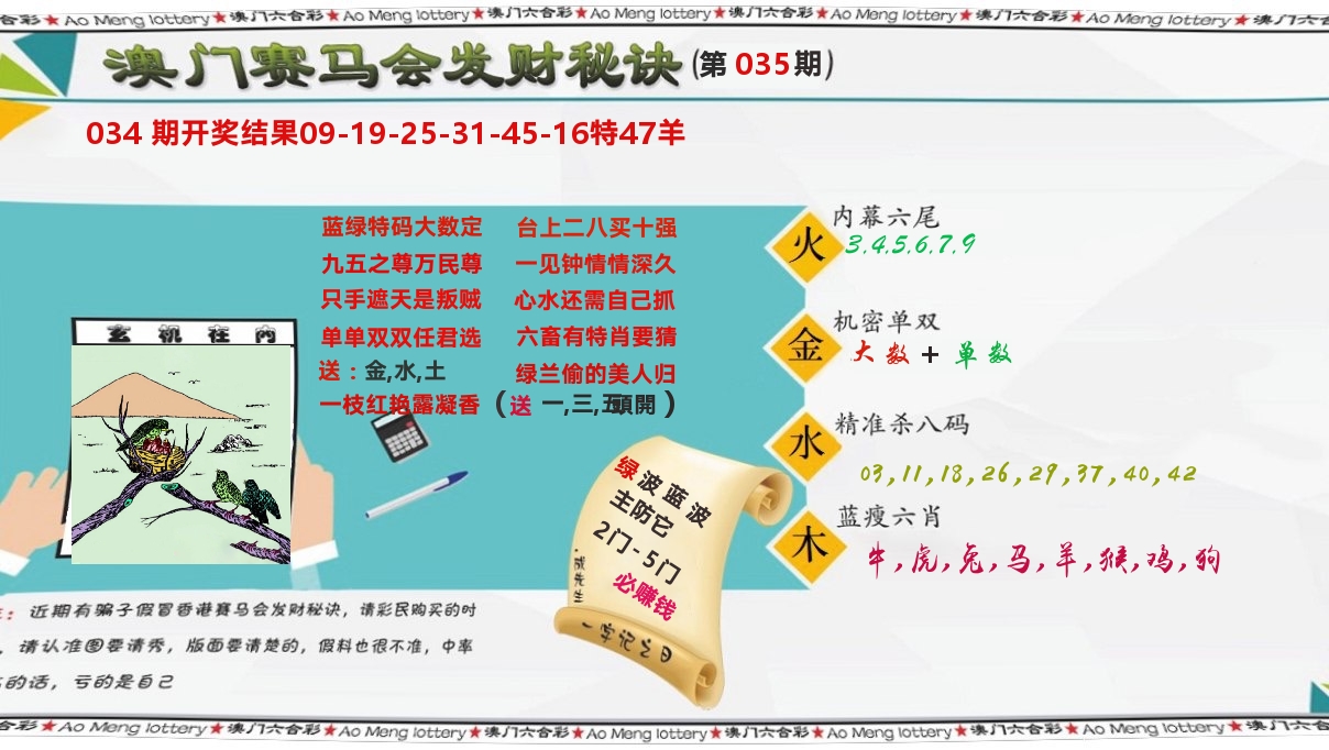 发财秘诀 第35期