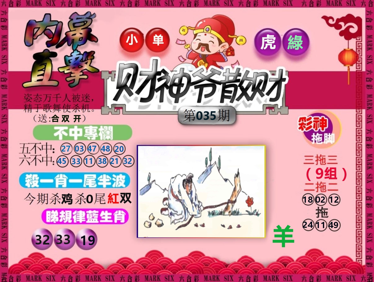 财神爷散财 第35期