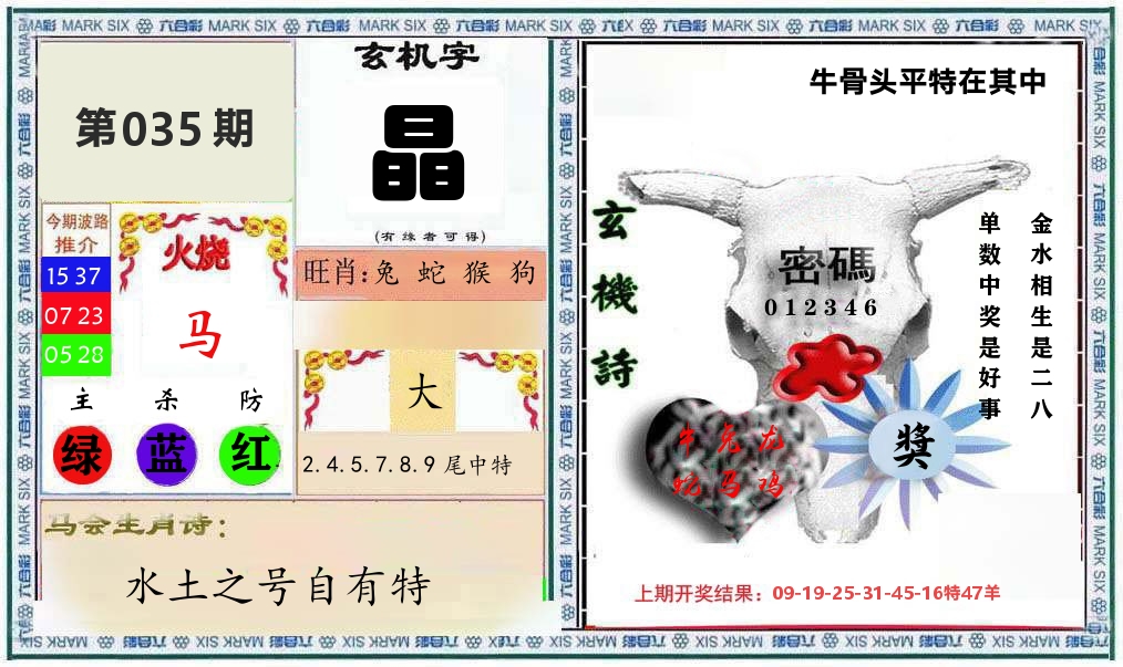 牛骨玄机 第35期