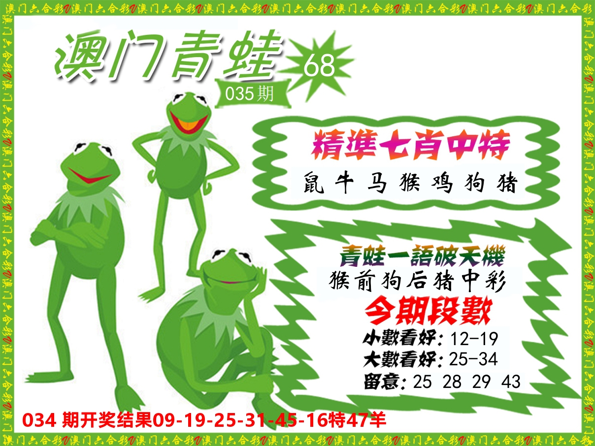 青蛙系列68 第35期