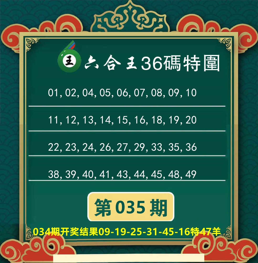 澳门特码王B 第35期