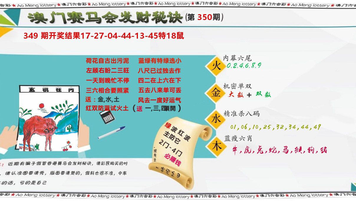 发财秘诀 第350期