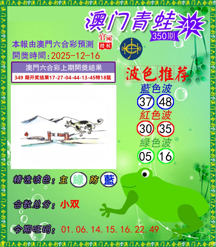 青蛙系列42 第350期
