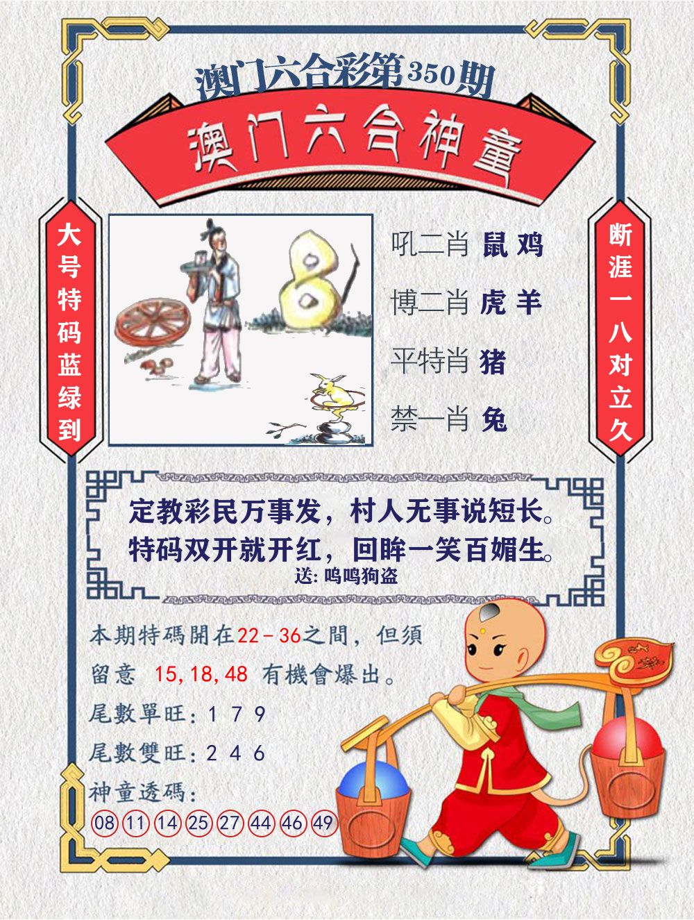 六合神童 第350期