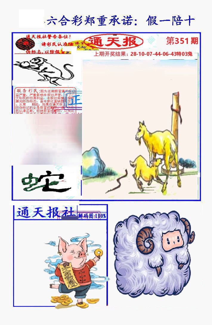 通天报 第351期