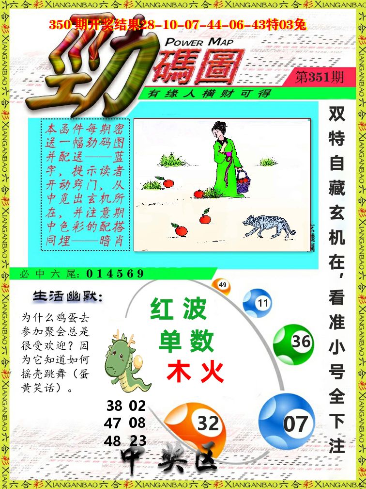 劲码图 第351期