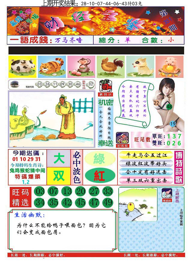 澳门财经宝鉴 第351期