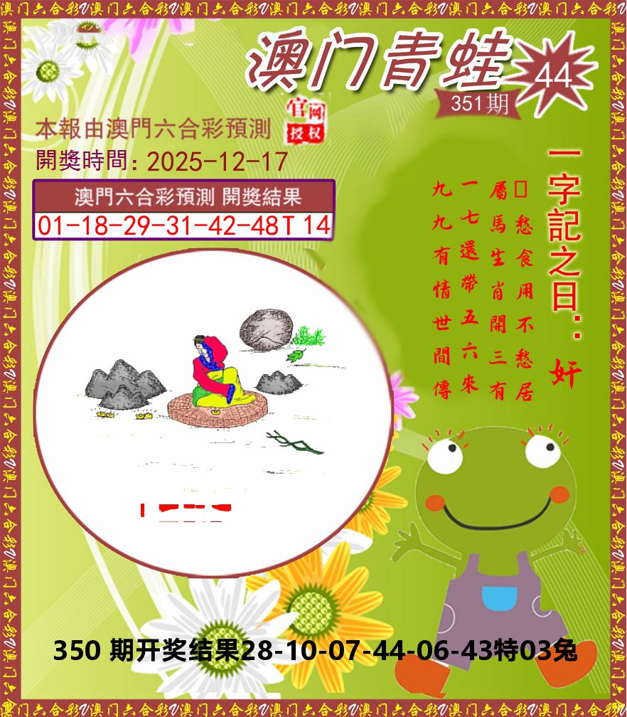 青蛙系列44 第351期
