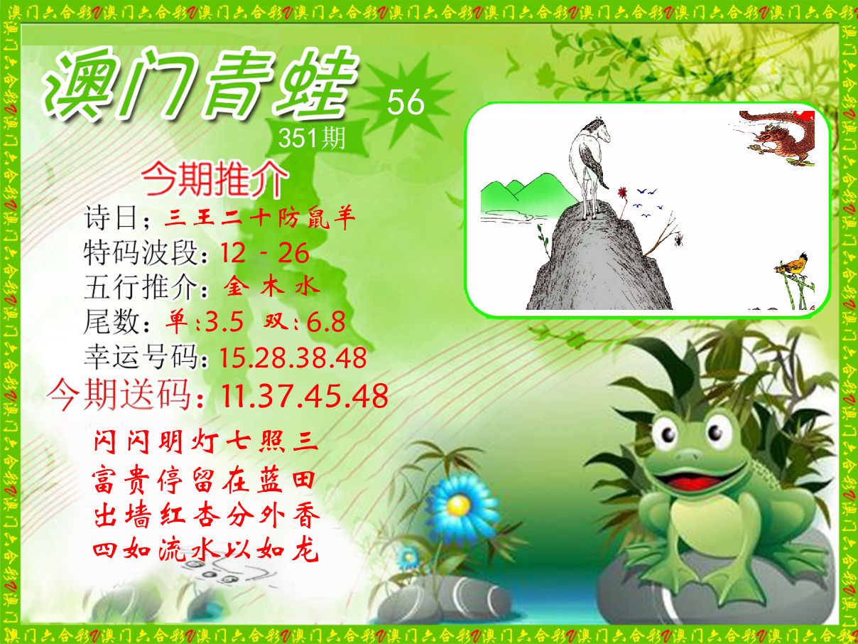 青蛙系列56 第351期