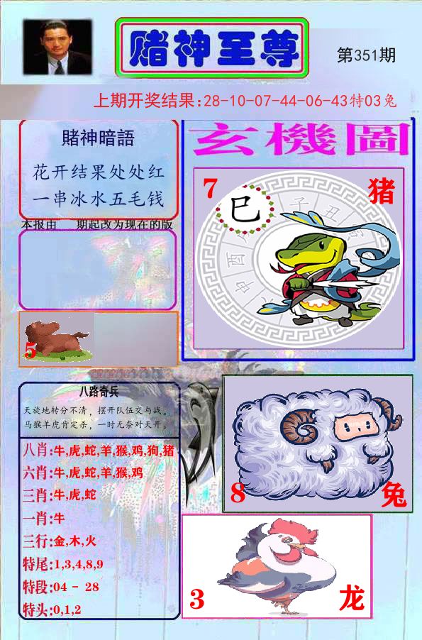 赌神至尊 第351期