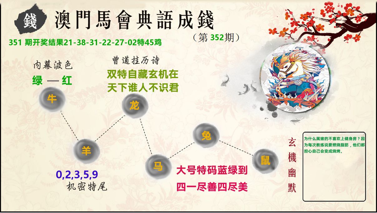 典语成钱 第352期