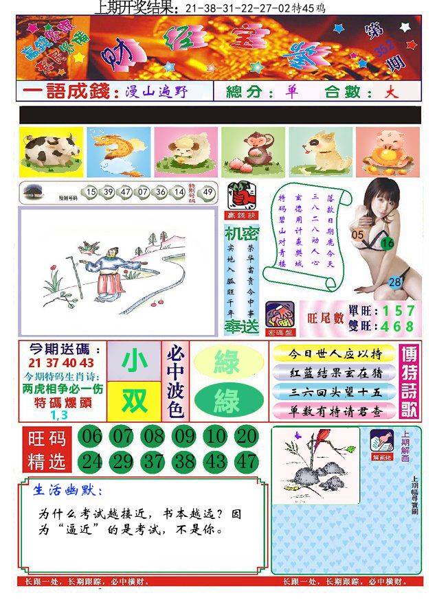 澳门财经宝鉴 第352期