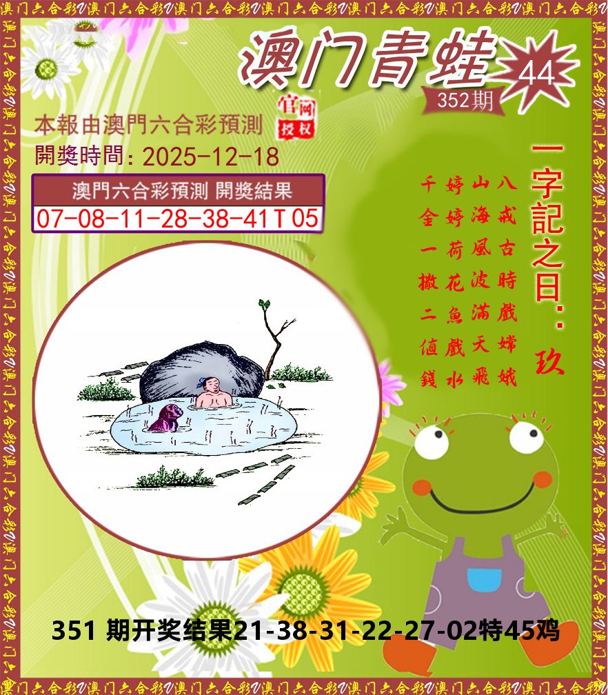 青蛙系列44 第352期