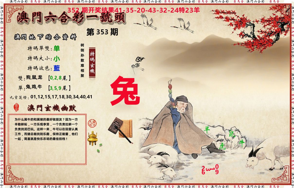一号头 第353期