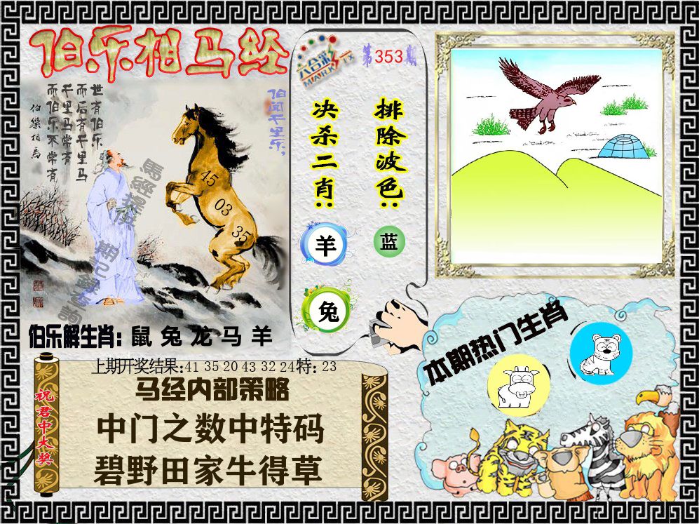 伯乐相马经 第353期