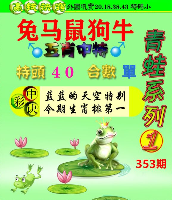 青蛙彩图 第353期