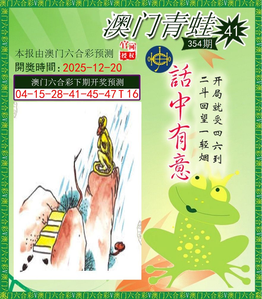 青蛙系列43 第354期