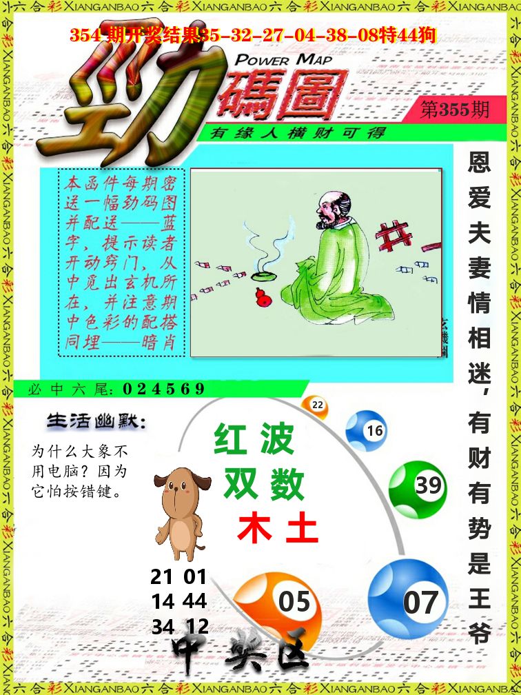 劲码图 第355期