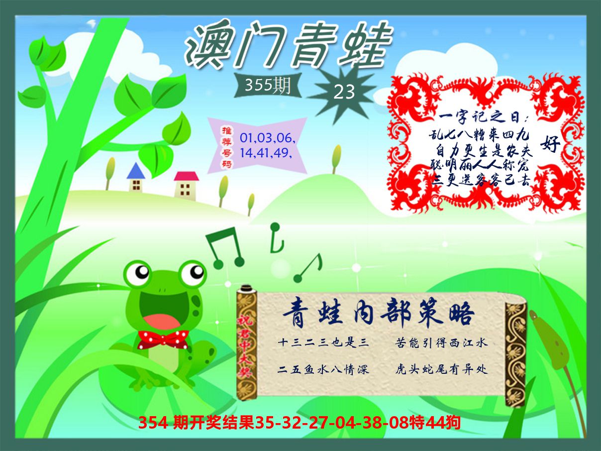 青蛙系列23 第355期