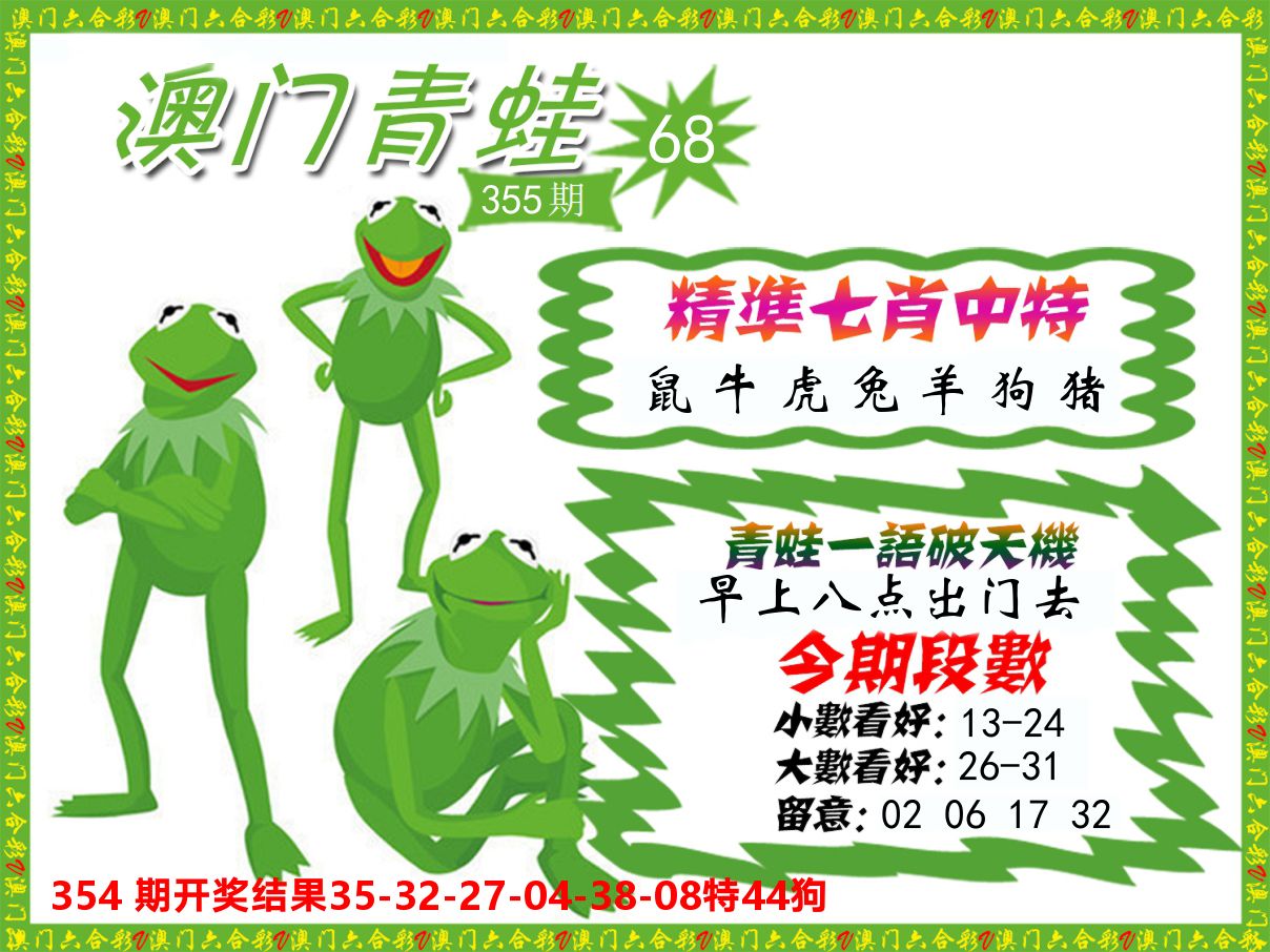 青蛙系列68 第355期