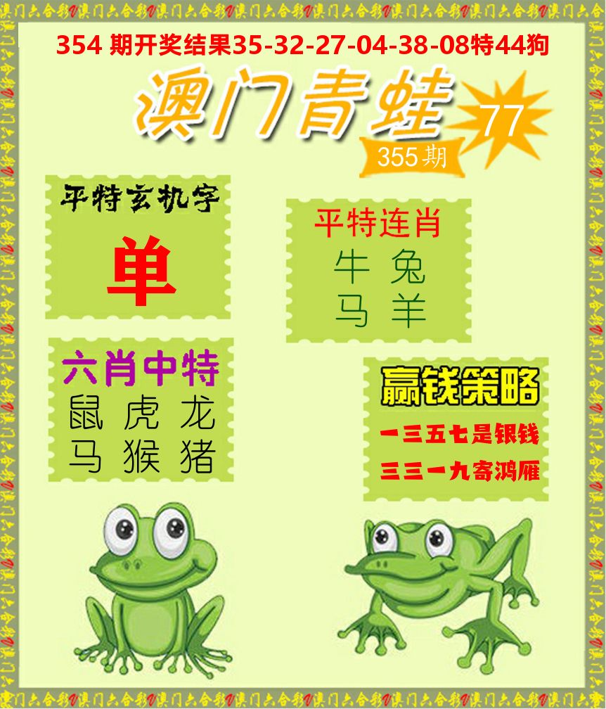 青蛙系列77 第355期