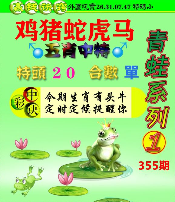 青蛙彩图 第355期