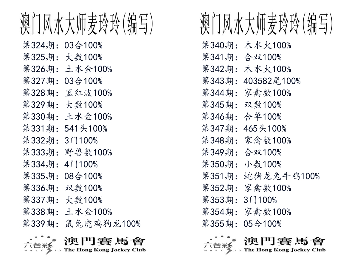 港麦大师 第355期