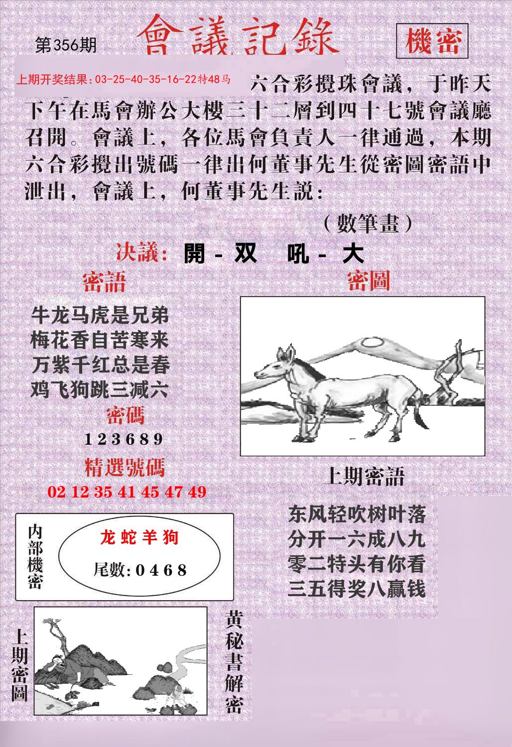 会议记录 第356期