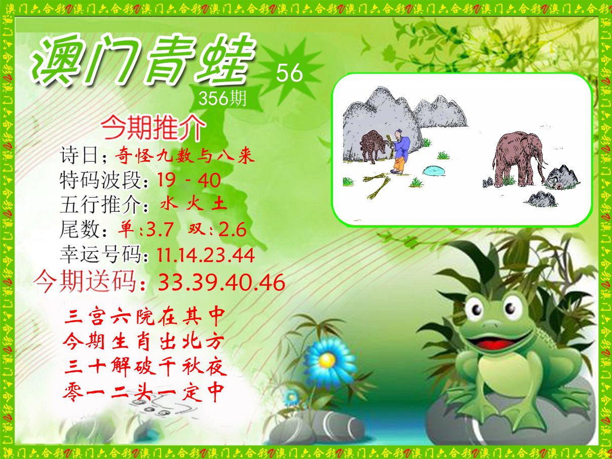 青蛙系列56 第356期