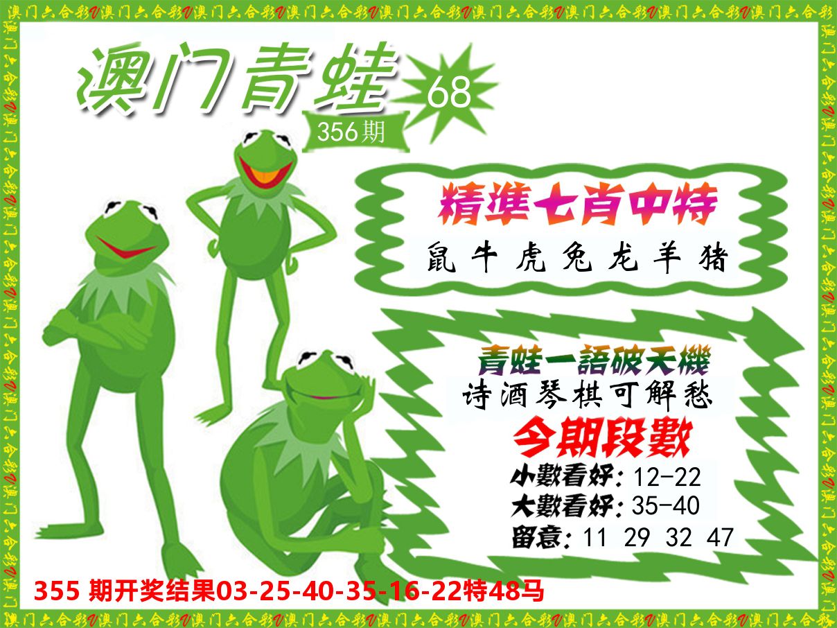 青蛙系列68 第356期